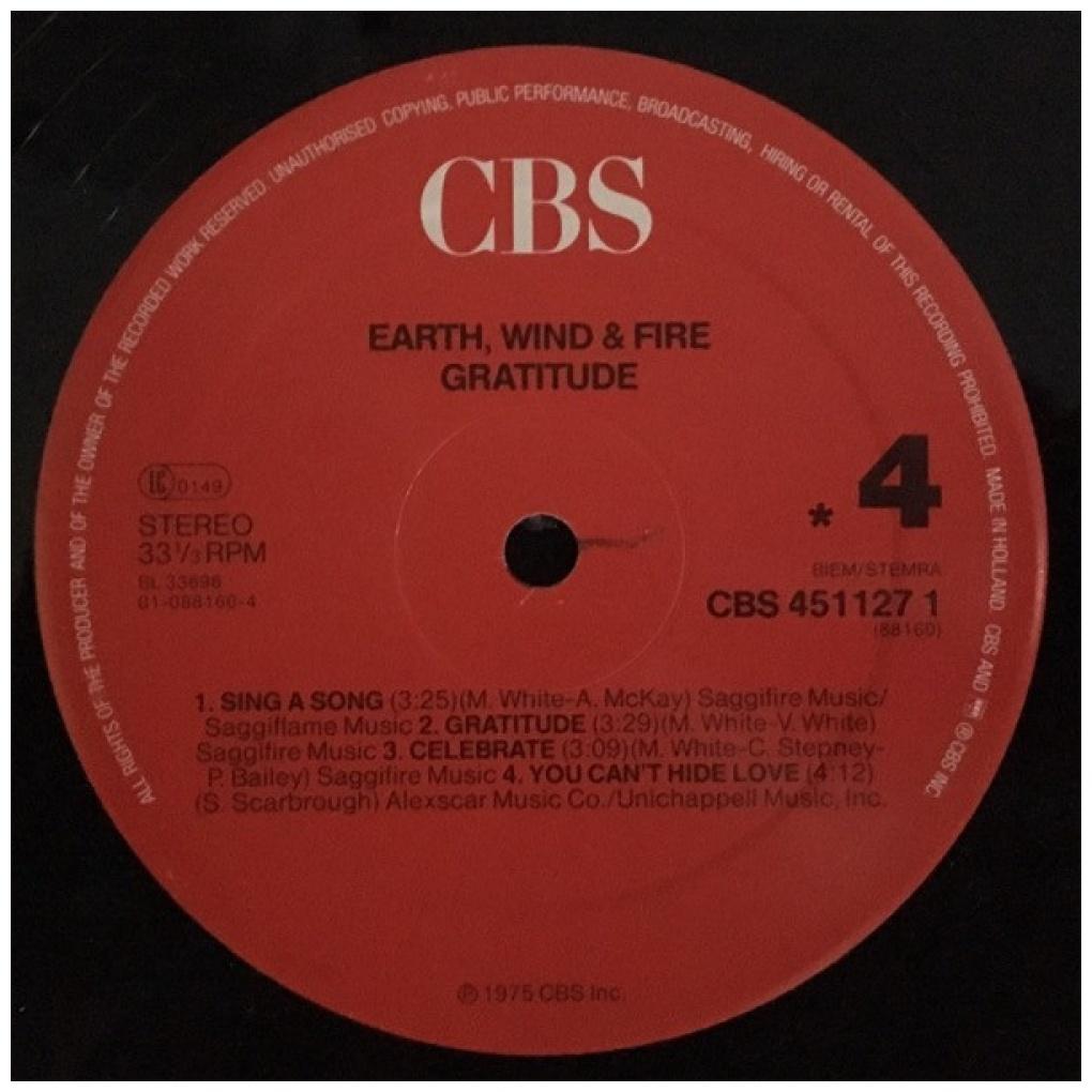 EARTH, WIND & FIRE - GRATITUDE (2LP) | VINILO USADO