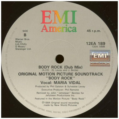 MARIA VIDAL - BODY ROCK | 12'' MAXI SINGLE USADO