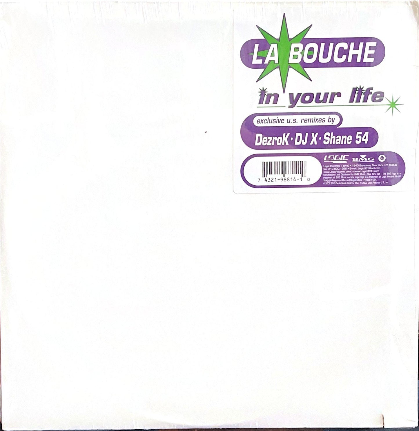 LA BOUCHE - IN YOUR LIFE (2LP) | 12   MAXI SINGLE VINILO