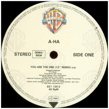 A-HA - YOU ARE THE ONE | 12'' MAXI SINGLE USADO