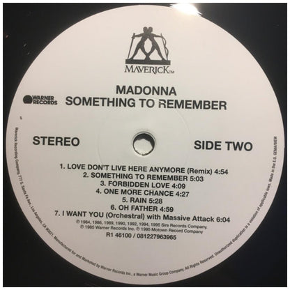 MADONNA - SOMETHING TO REMEMBER | VINILO