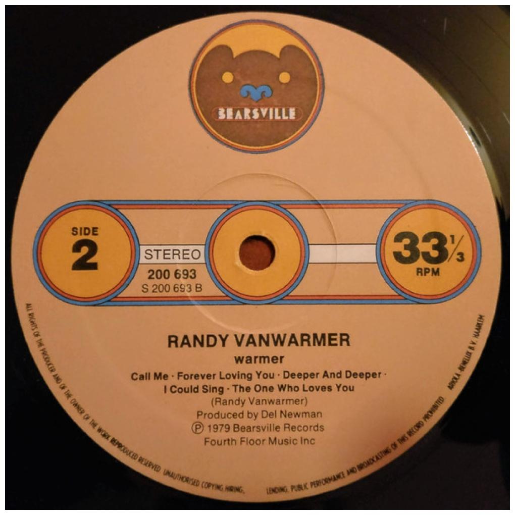RANDY VANWARMER - WARMER | VINILO USADO