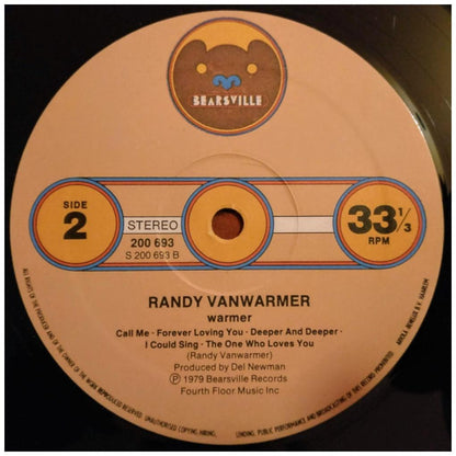 RANDY VANWARMER - WARMER | VINILO USADO