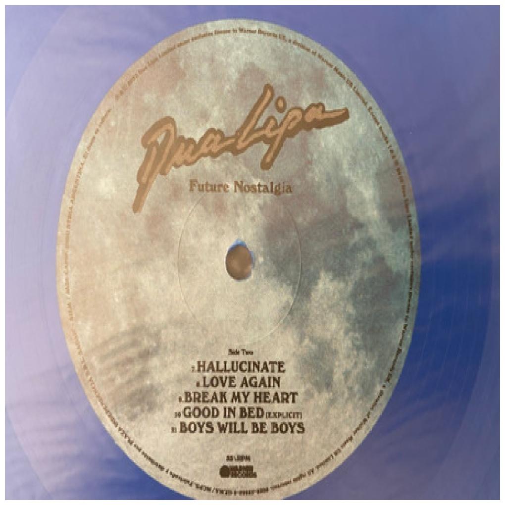DUA LIPA - FUTURE NOSTALGIA (BLUE VINYL) | VINILO