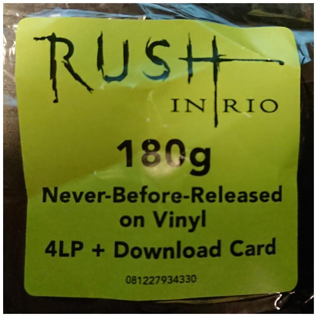 RUSH - IN RIO (4LP) | VINILO