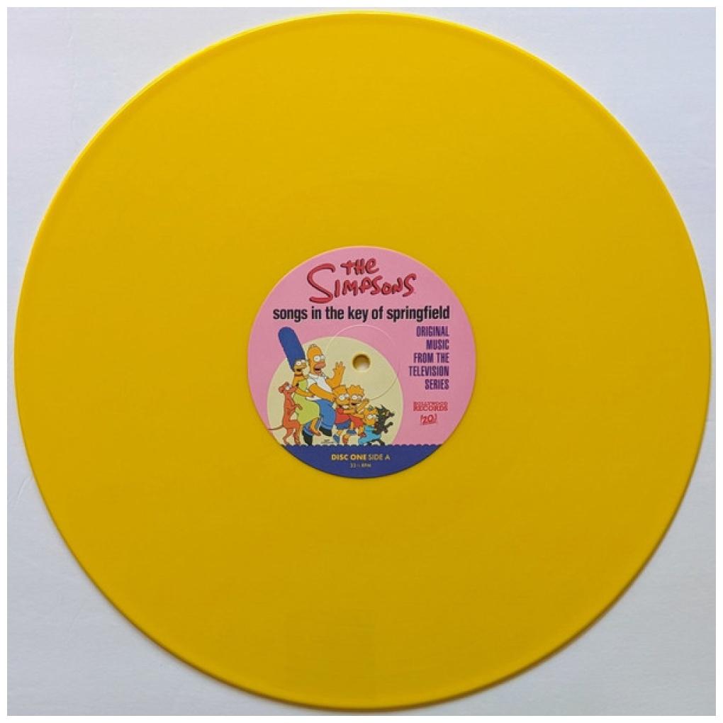 THE SIMPSONS - SONGS IN THE KEY OF SPRINGFIELD (ORIGINAL MUSIC TELEVISION SERIES) (2LP) (YELLOW/PINK VINYL) | VINILO
