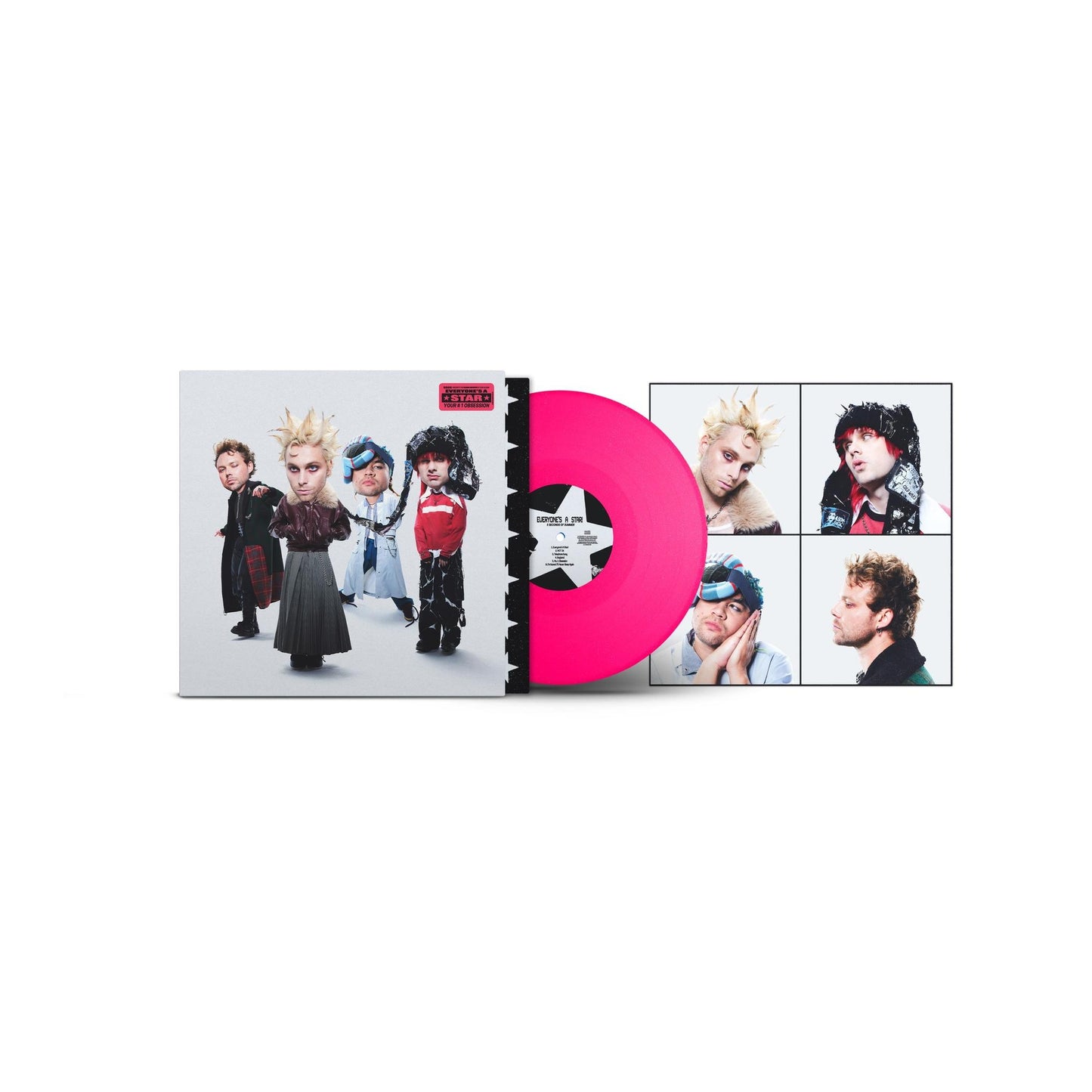 (PREVENTA) 5 SECONDS OF SUMMER - EVERYONE'S A STAR (PINK/GLITTER VINYL) | VINILO