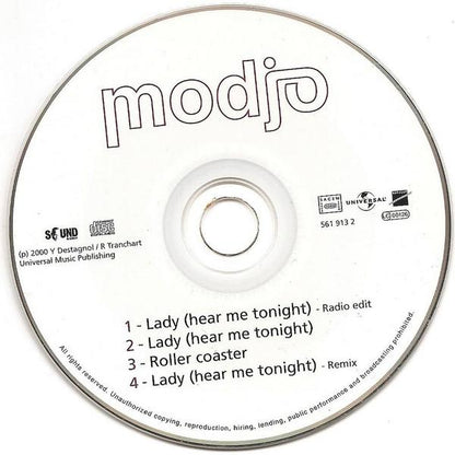 MODJO - LADY | CD SINGLE USADO