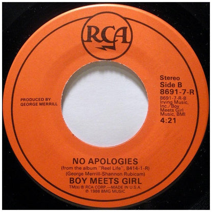 BOY MEETS GIRL - OH GIRL | 7" SINGLE USADO