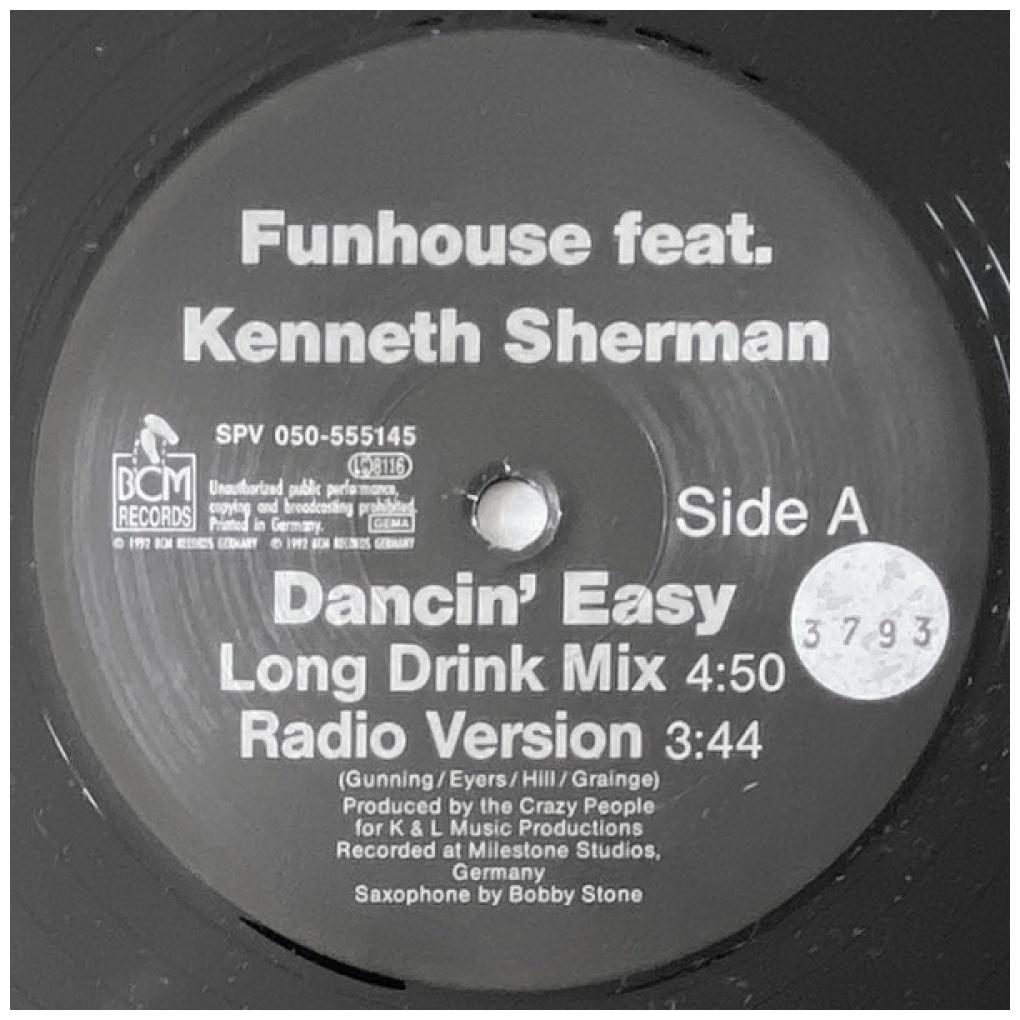 FUNHOUSE - DANCIN' EASY | 12'' MAXI SINGLE USADO