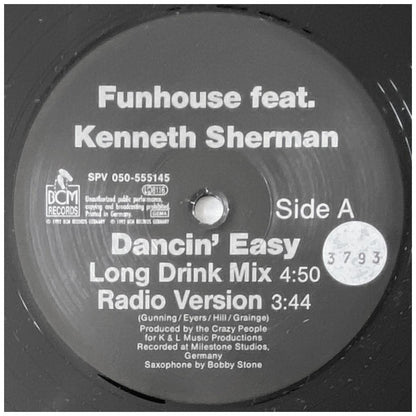 FUNHOUSE - DANCIN' EASY | 12'' MAXI SINGLE USADO