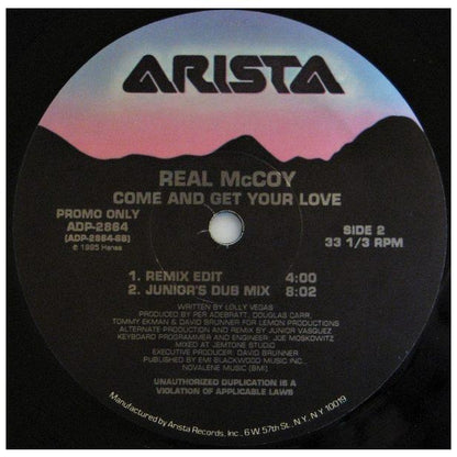 REAL MCCOY  -  COME AND GET YOUR LOVE | 12" MAXI SINGLE USADO