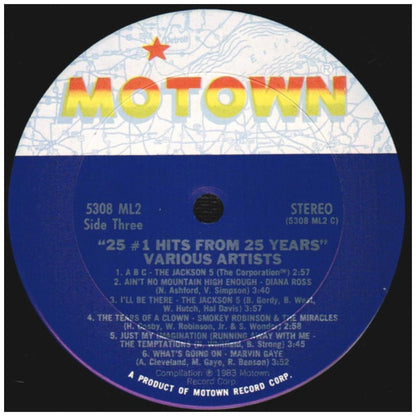 25 #1 HITS FROM 25 YEARS - MOTOWN: VARIOUS ARTIST (2LP) | VINILO USADO