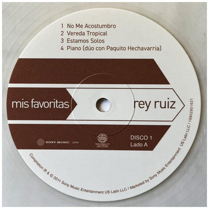 REY RUIZ - MIS FAVORITAS (2LP) (LIGHT BEIGE VINYL) | VINILO