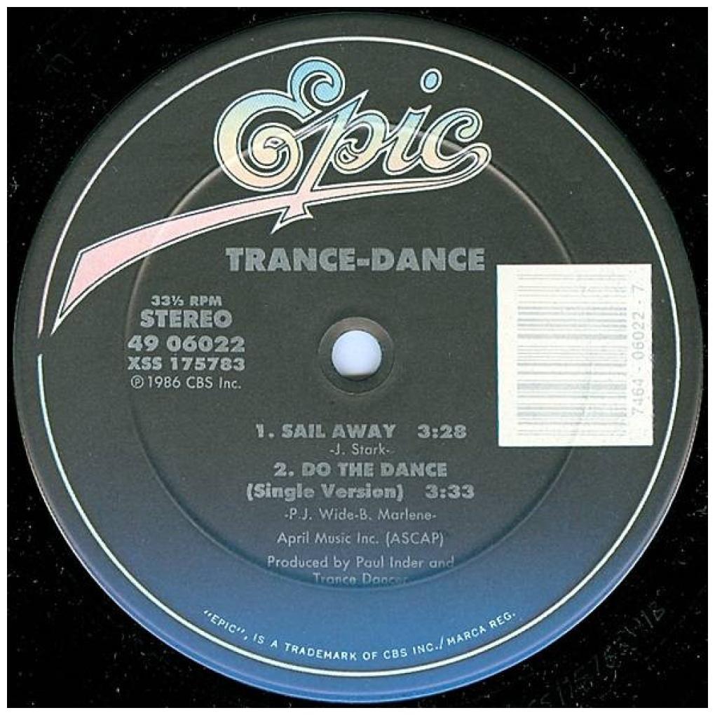 TRANCE-DANCE - DO THE DANCE | 12" MAXI SINGLE VINILO USADO