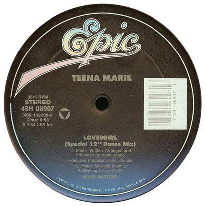 TEENA MARIE - LOVERGIRL | 12" MAXI SINGLE VINILO