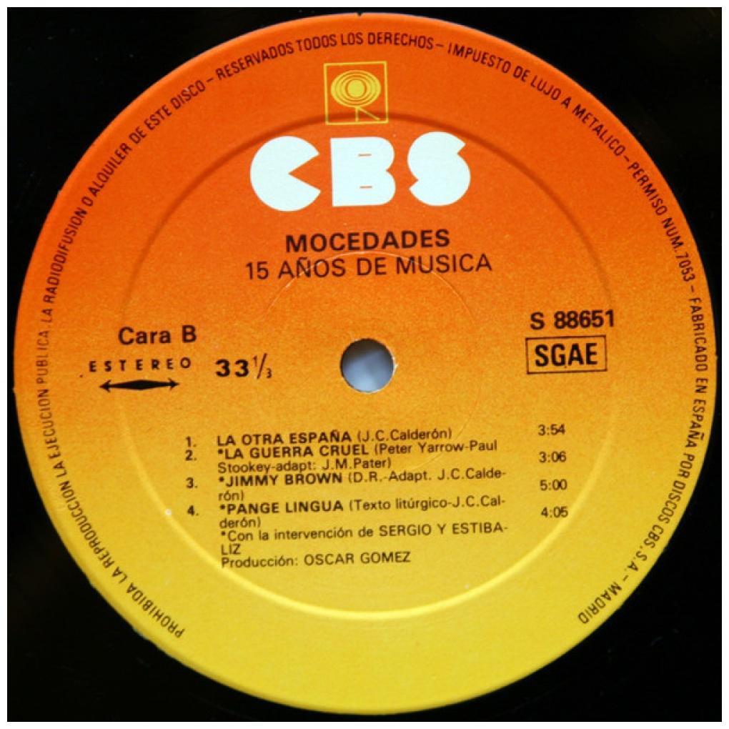MOCEDADES - 15 AÑOS DE MUSICA (2LP) | VINILO USADO