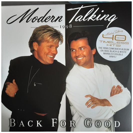 MODERN TALKING - BACK FOR GOOD (BLACK & WHITE MARBLED VINYL)
