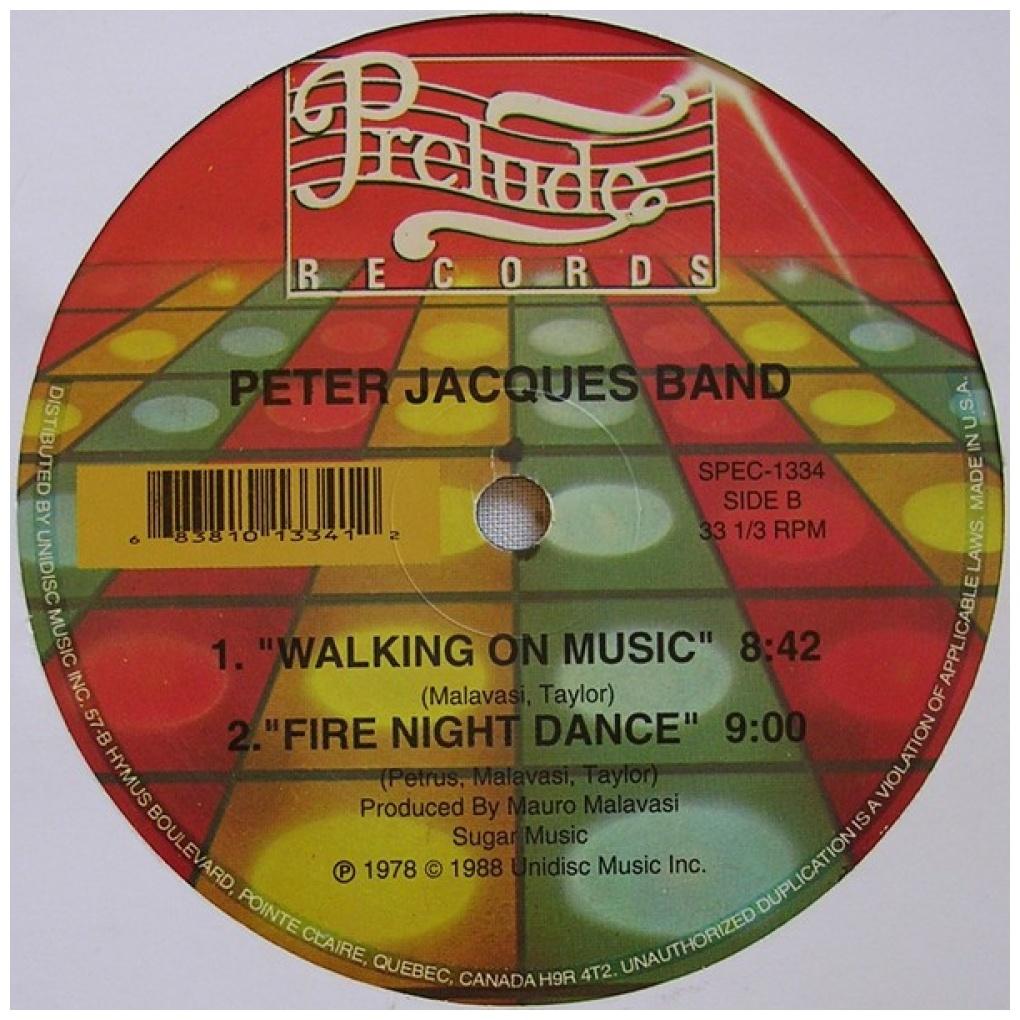 MACHO/PETER JACQUES BAND - I'M A MAN/WALKING ON MUSIC | 12'' MAXI SINGLE USADO
