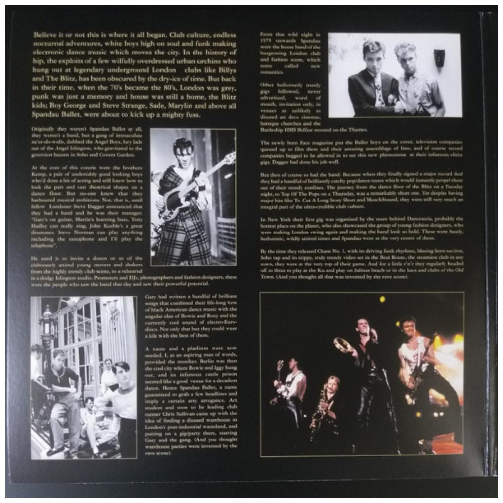 SPANDAU BALLET - GOLD: THE BEST OF (2LP) | VINILO