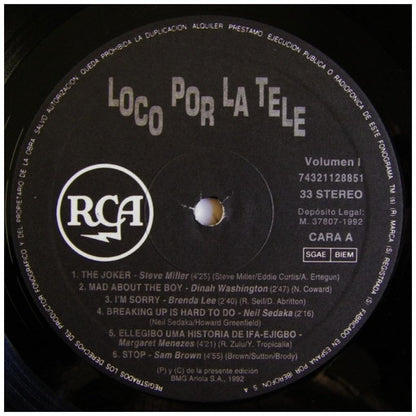 LOCO X LA TELE - CANCIONES DE TUS ANUNCIOS FAVORITOS ( | VINILO USADO