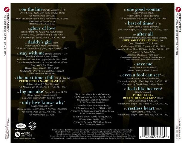 PETER CETERA - THE VERY BEST | CD