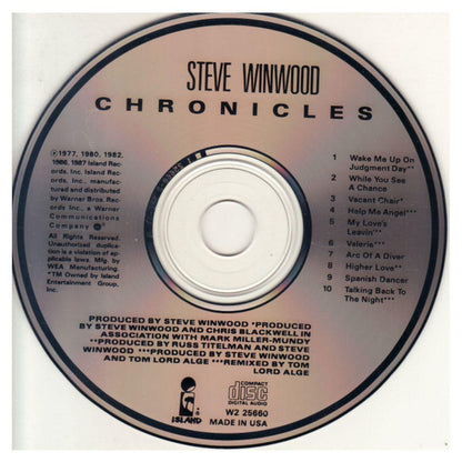 STEVE WINWOOD - CHRONICLES | CD USADO