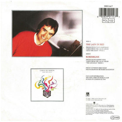 CHRIS DE BURGH - THE LADY IN RED | 7" SINGLE USADO