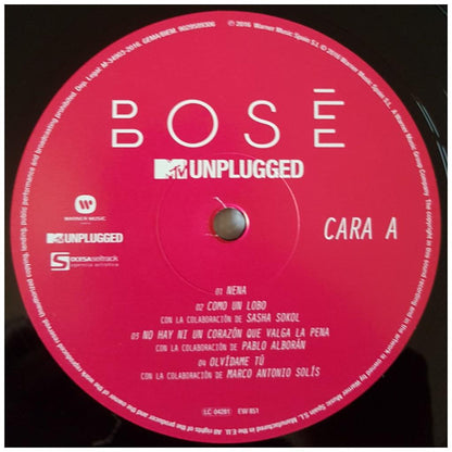 MIGUEL BOSE - MTV UNPLUGGED (2LP) | VINILO