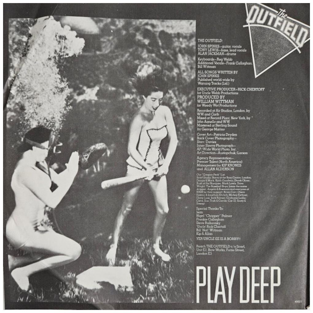 OUTFIELD - PLAYDEEP (PROMO COPY) | VINILO USADO
