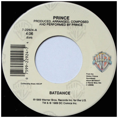 PRINCE - BATDANCE | 7" SINGLE USADO
