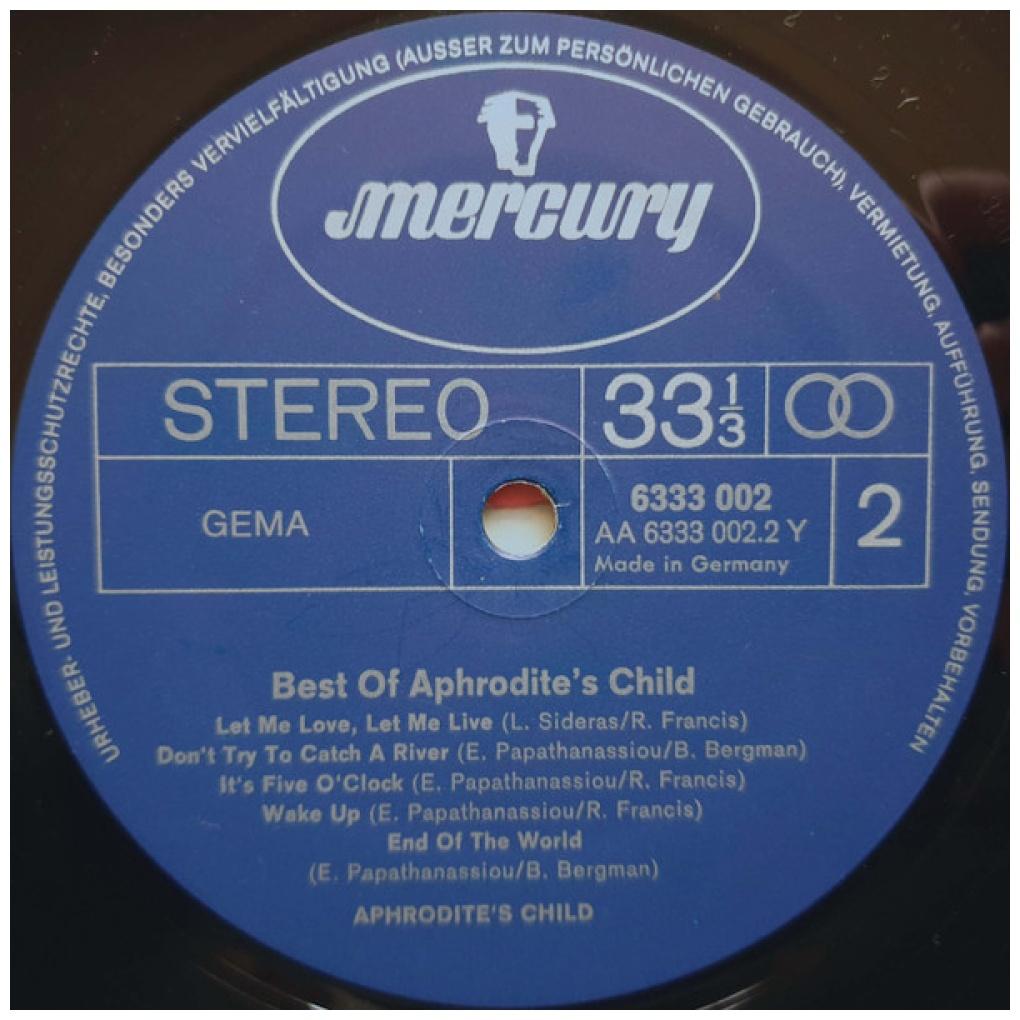 APHRODITES'S CHILD - BEST OF | VINILO USADO