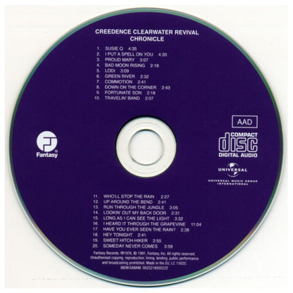 CREEDENCE  - CHRONICLE VOL.1: 20 GREATEST HITS | CD