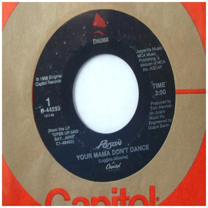 POISON - YOUR MAMA DON'T DANCE | 7" SINGLE USADO