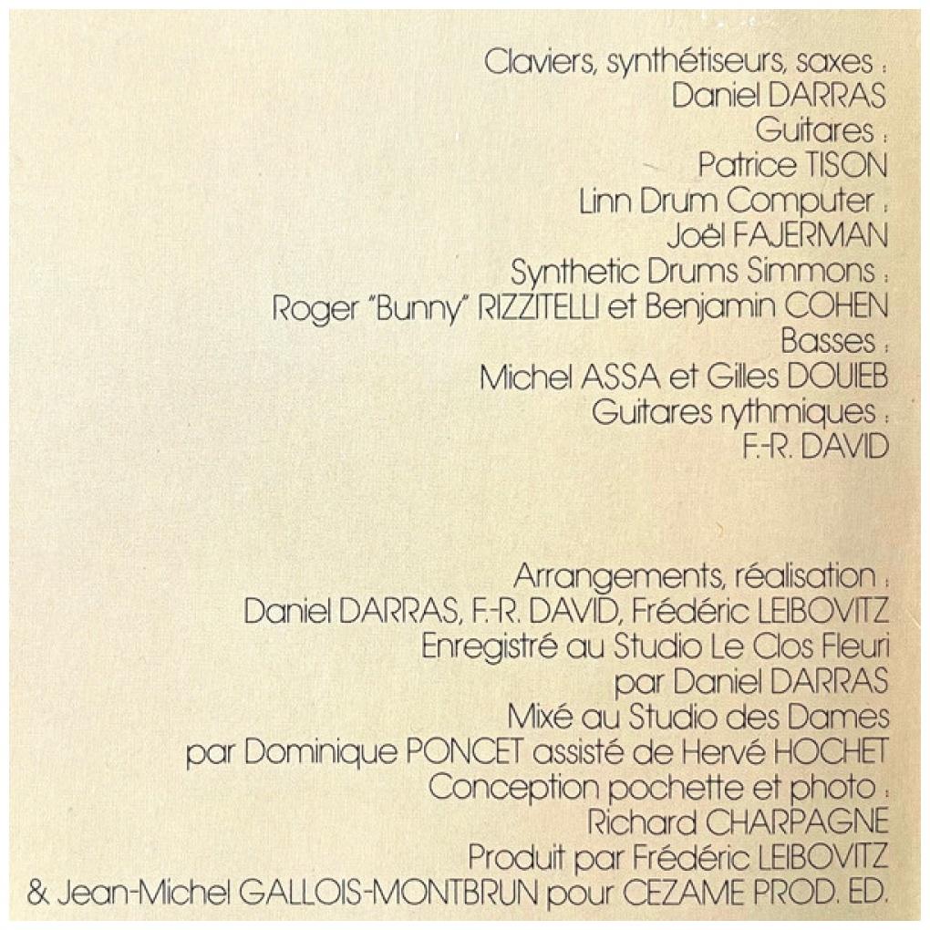 F.R. DAVID - WORDS | VINILO USADO