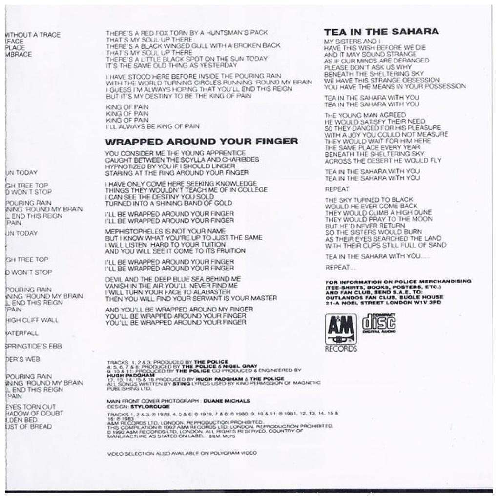 POLICE  - GREATEST HITS | CD