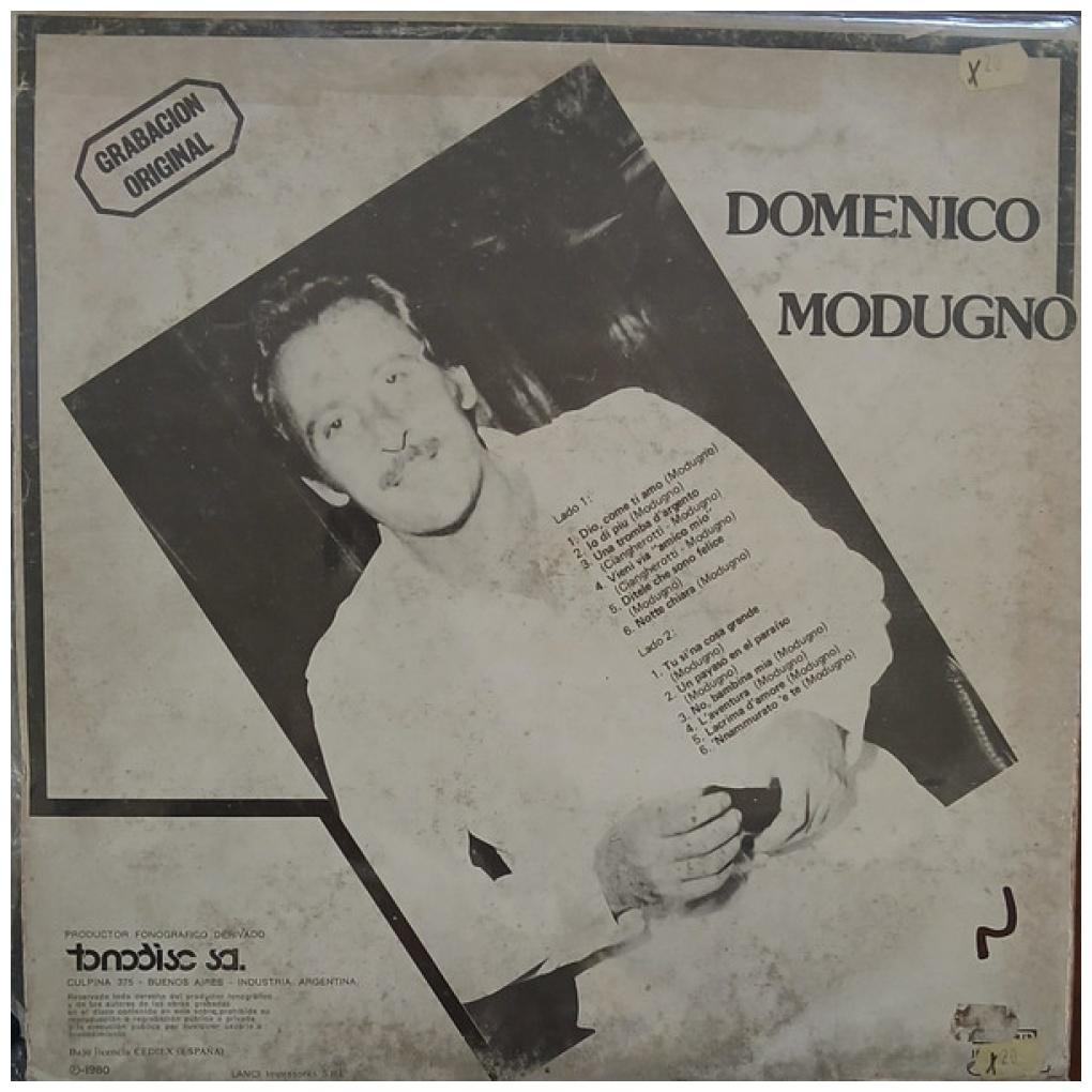 DOMENICO MODUGNO - DOMENICO MODUGNO | VINILO USADO