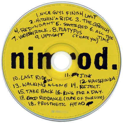 GREEN DAY  - NIMROD | CD