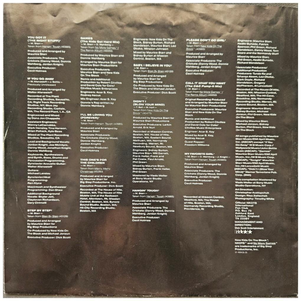 NEW KIDS ON THE BLOCK - HITS | VINILO USADO