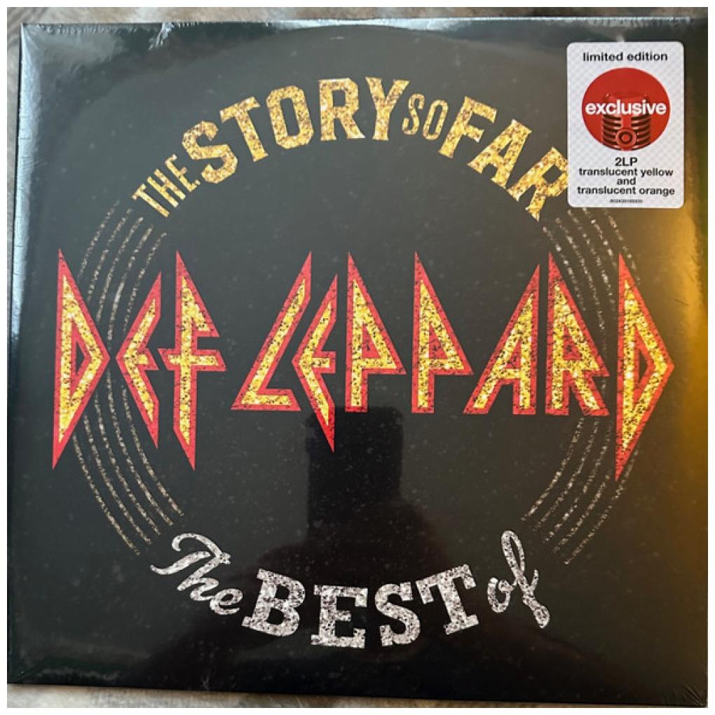 DEF LEPPARD - THE STORY SO FAR: THE BEST OF (2LP) (TRANSLUCENT ORANGE/YELLOW VINYL) | VINILO