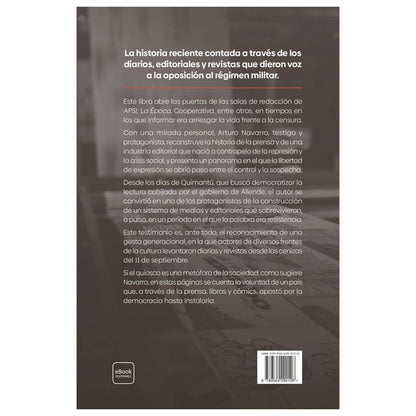 UN EDITOR EN DICTADURA (TAPA RÚSTICA) - ARTURO NAVARRO | LIBRO