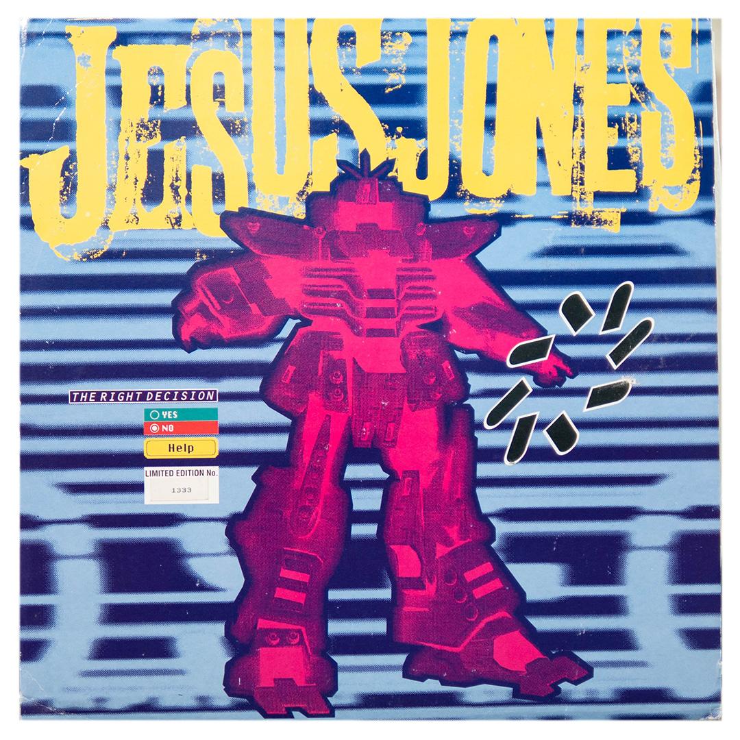 JESUS JONES - THE RIGHT DECISION | 12" MAXI SINGLE USADO