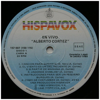 ALBERTO CORTEZ - EN VIVO (2LP) | VINILO USADO