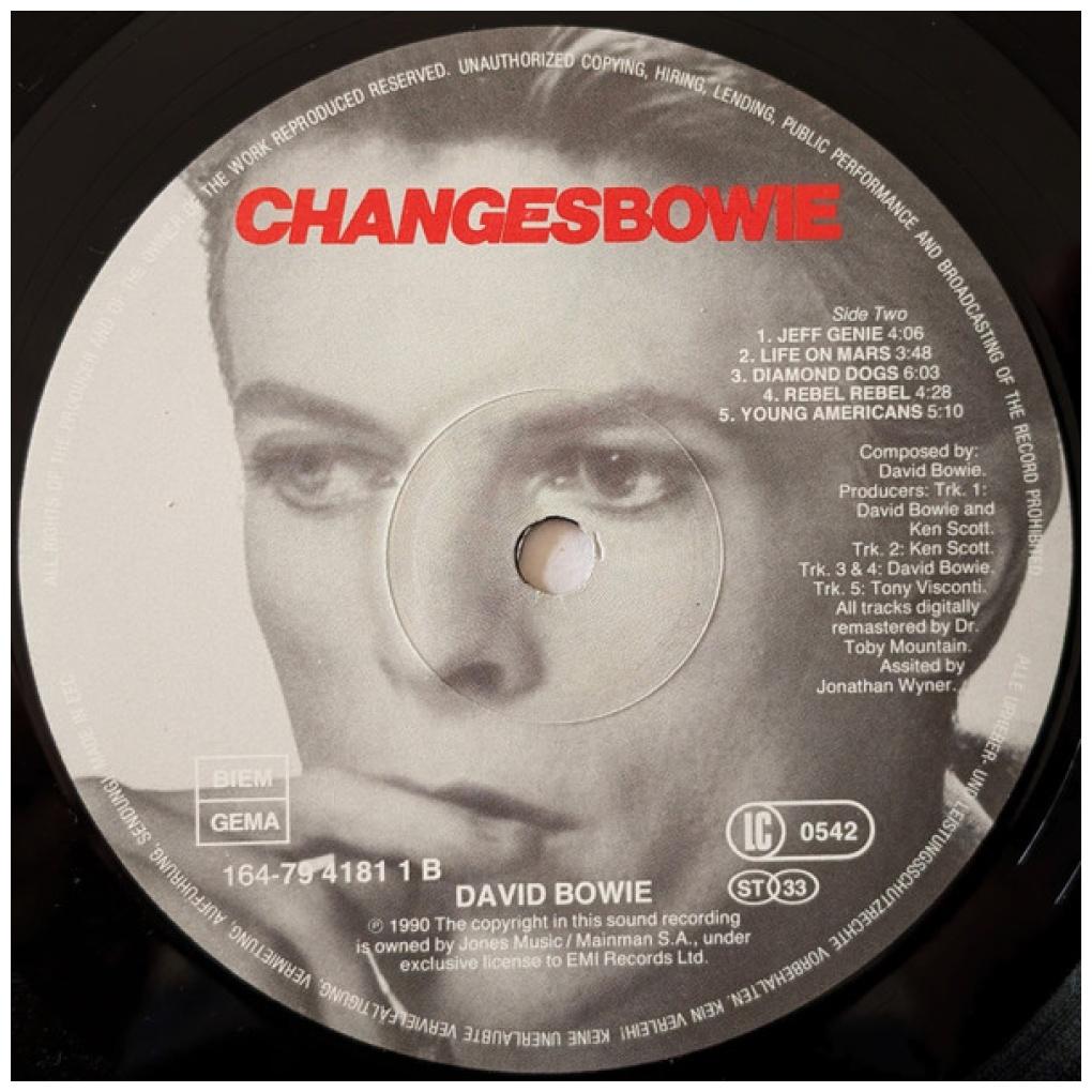 DAVID BOWIE - CHANGESBOWIE (2LP) | VINILO USADO