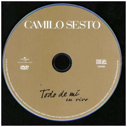 CAMILO SESTO - TODO DE MI EN VIVO (CD+DVD) | CD