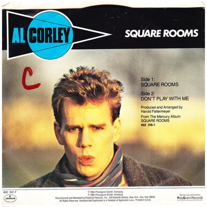 AL CORLEY - SQUARE ROOMS | 7" SINGLE USADO