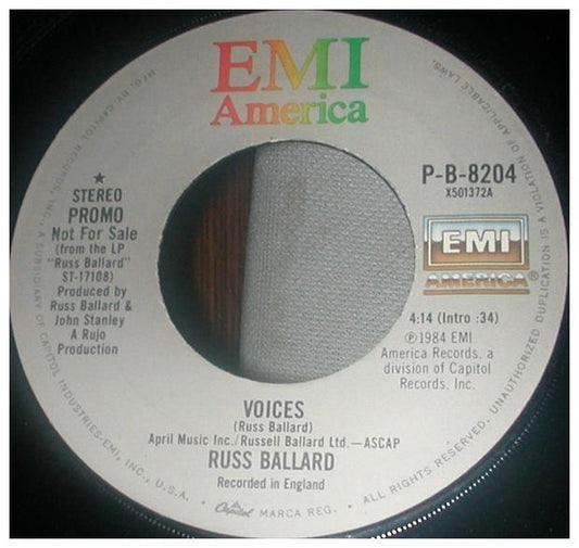 RUSS BALLARD - VOICES | 7" SINGLE VINILO USADO