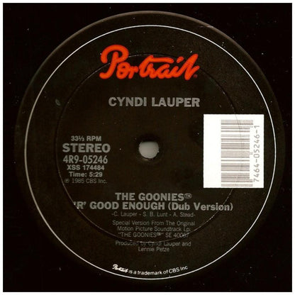 CYNDI LAUPER - THE GOONIES 'R' GOOD ENOUGH | 12" MAXI SINGLE VINILO USADO