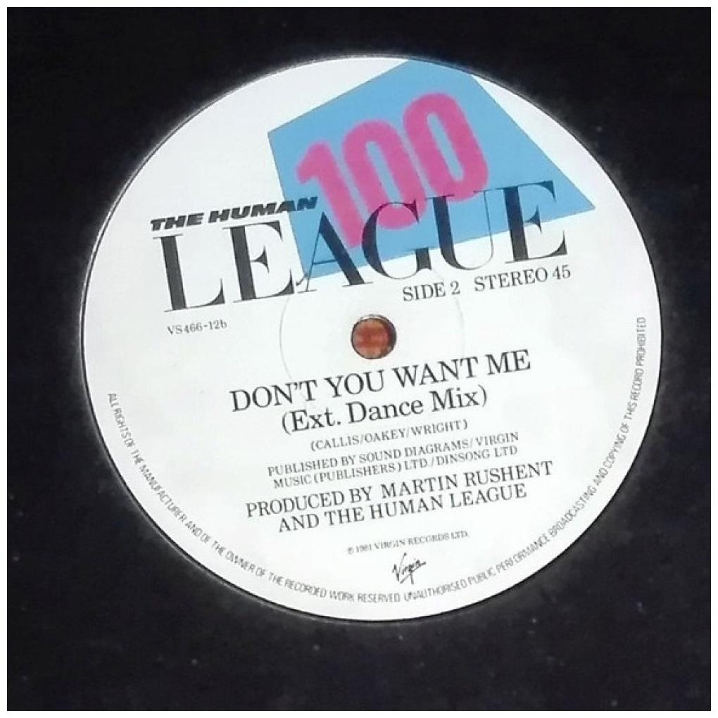 HUMAN LEAGUE - DON'T YOU WANT ME | 12'' MAXI SINGLE USADO