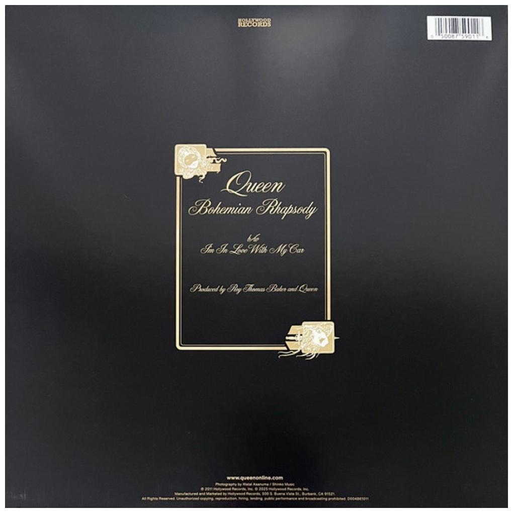 QUEEN - BOHEMIAN RHAPSODY (50TH ANNIVERSARY- 12" MAXI/LTD ED) (COBALT BLUE VINYL) (180GRS) | VINILO